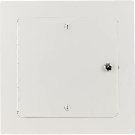 Linhdor ALUMINUM EXTERIOR RATED NON INSULATED ACCESS PANEL W/ KEYED CYLINDER & NEOPRENE GASKET LOCK 12X12 LW5501212